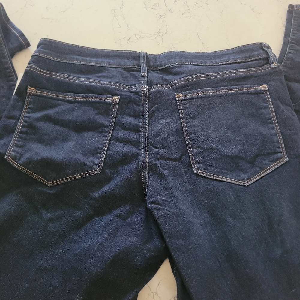 Athleta Ultra Skinny Sculptek Midnight Jeans Size 16 - Picture 7 of 7